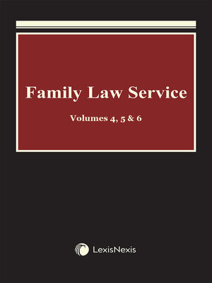 cover image of Family Law Service
